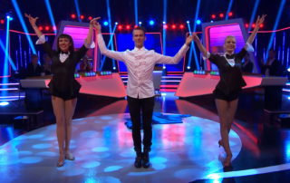 illusionist-performs-on-tv MAGIC MAN and his magic assistants