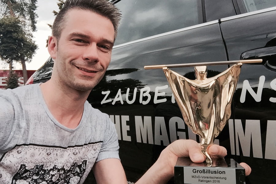 Willi Auerbach 2nd place in the German Magic Art Championship Magic Man at the German Championship